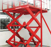 剪叉式電動(dòng)升降貨梯，固定式液壓升降貨梯